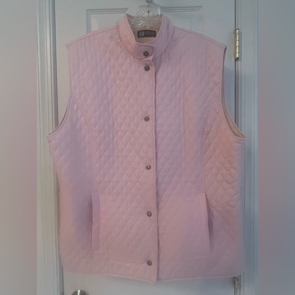 Gear For Sports Pink Lightweight Quilted Vest XL